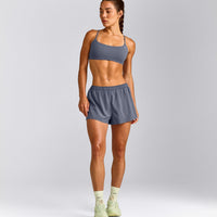 EasyLift™ Strappy Sports Bra | Dark Granite Blue