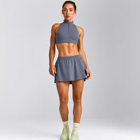 EasyLift™ Zip High Neck Sports Bra New Branding | Dark Granite Blue