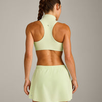 EasyLift™ Zip High Neck Sports Bra New Branding | Meadow Mist Green