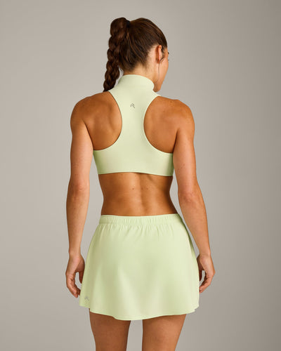 EasyLift™ Zip High Neck Sports Bra New Branding | Meadow Mist Green