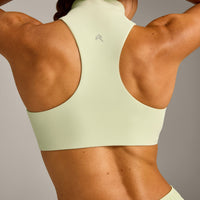 EasyLift™ Zip High Neck Sports Bra New Branding | Meadow Mist Green