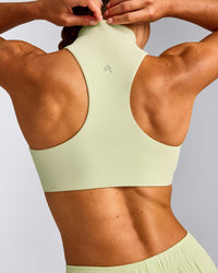 EasyLift™ Zip High Neck Sports Bra New Branding | Meadow Mist Green