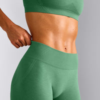 EffortlessLift™ Seamless Mid Rise Leggings New Branding | Frosted Emerald