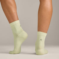 Performance Mid Crew Socks 1 Pack | Meadow Mist Green
