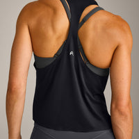 PrecisionMove™ Drop Armhole Tank Top | Black