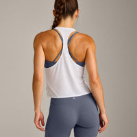 PrecisionMove™ Drop Armhole Tank Top | White