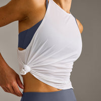 PrecisionMove™ Drop Armhole Tank Top | White