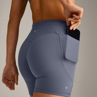 UnifiedMove™ Pocket Shorts 6" with Bonding New Branding | Granite Blue