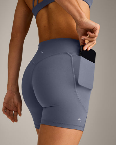 UnifiedMove™ Pocket Shorts 6" with Bonding New Branding | Granite Blue