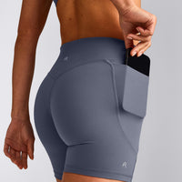 UnifiedMove™ Pocket Shorts 6" with Bonding New Branding | Granite Blue