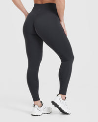 Timeless High Waisted Leggings | Coal