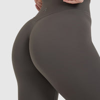 Timeless High Waisted Leggings | Deep Taupe