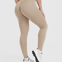 Timeless High Waisted Leggings | Sandstone