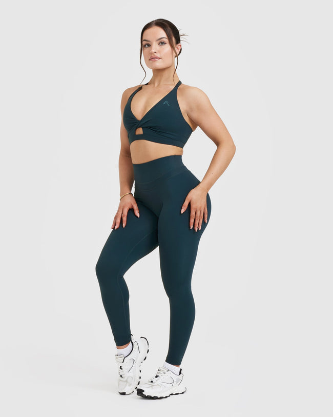 UnifiedMove™ High Waisted Leggings | Oil Blue