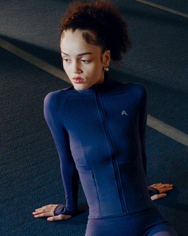 UnifiedMove Pocket Jacket with Reflective Logo | Varsity Blue