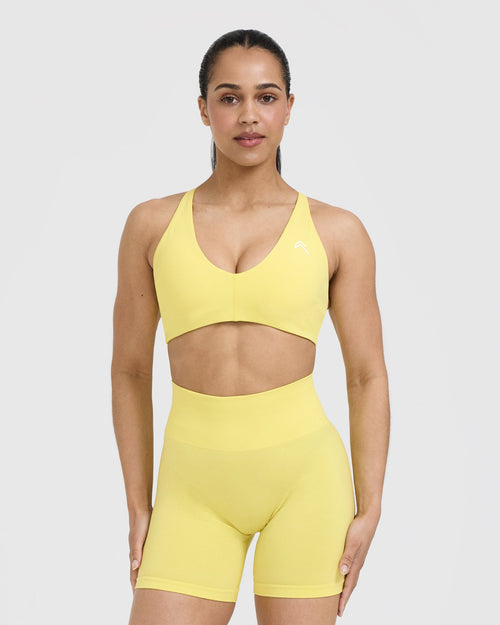 Oner Modal Unified Micro Bralette | Lemon Yellow