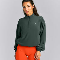 AirMove™ 1/2 Zip Jacket with Bonding New Branding | Shadow Green