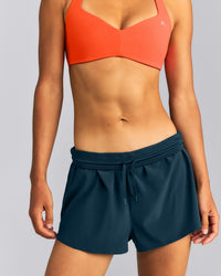 AirMove™ Lined Pocket Shorts 2" | Oil Blue
