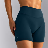 UnifiedMove™ High Waist Shorts 6" New Branding | Oil Blue