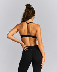 UnifiedMove™ T Back Minimal Bralette New Branding | Black
