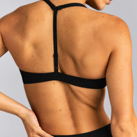 UnifiedMove™ T Back Minimal Bralette New Branding | Black