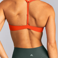 UnifiedMove™ T Back Minimal Bralette New Branding | Energy Orange