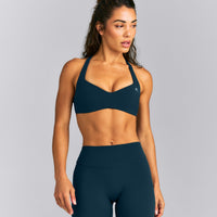 UnifiedMove™ T Back Minimal Bralette New Branding | Oil Blue