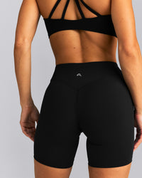 UnifiedMove™ V Front Mid Rise Shorts 6" New Branding | Black