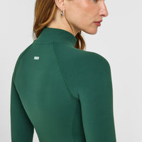 SoftMotion™ Jacket with White Logo | Dark Racing Green