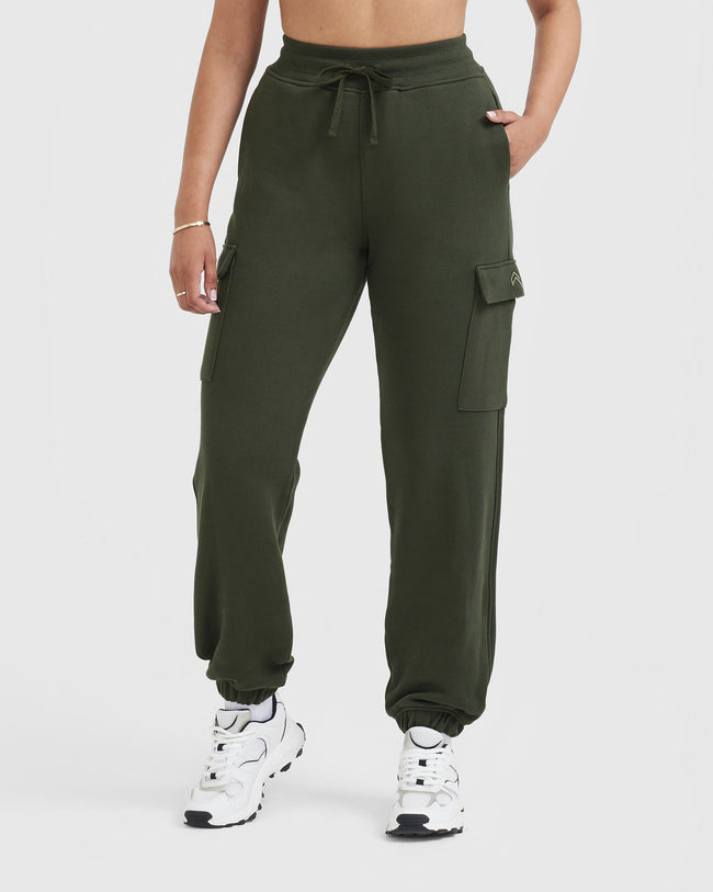 LIGHTWEIGHT SHELL CARGO JOGGERS TROUSERS - NEON GREEN – Miss Guilty