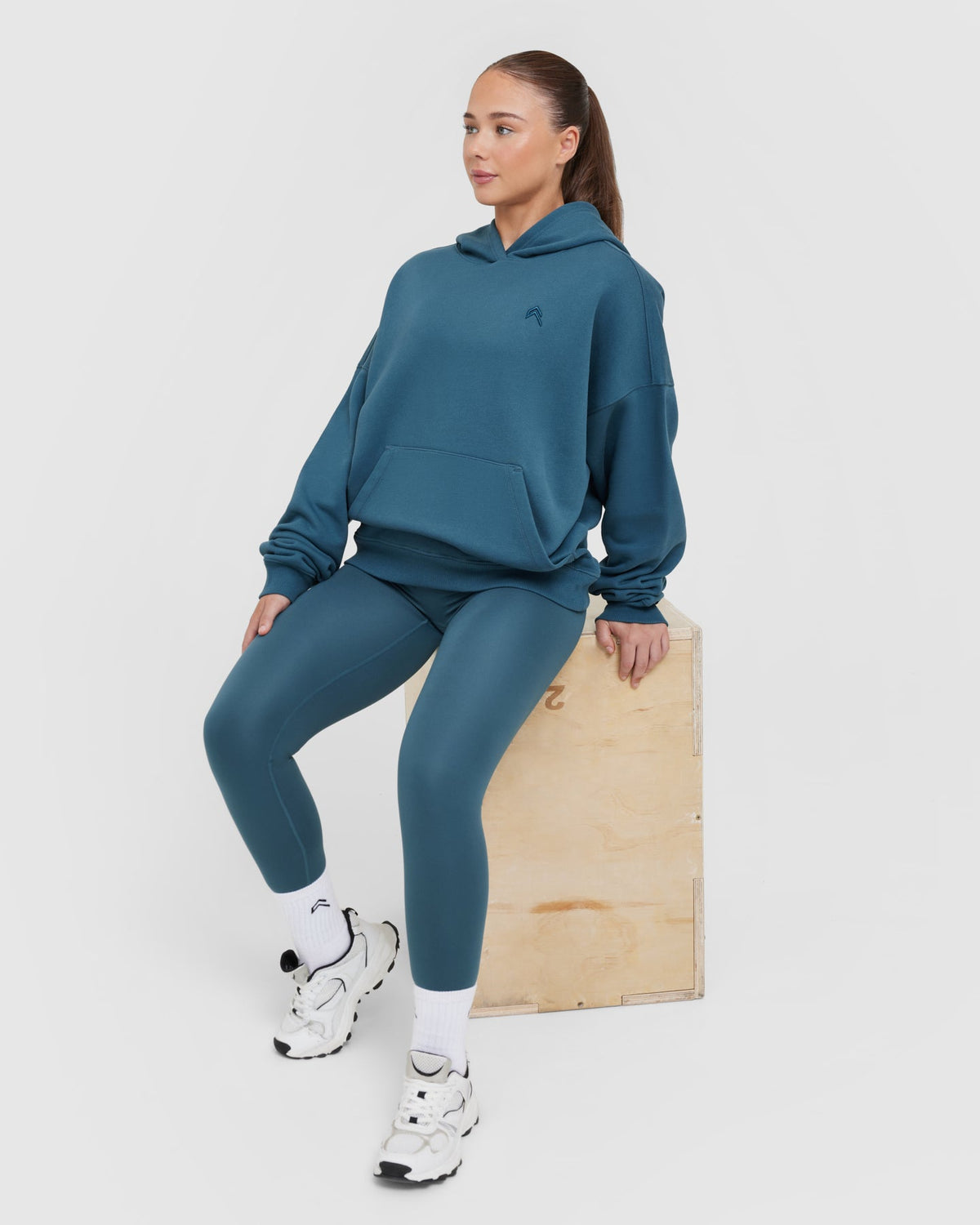 Oner Active All Day Oversized Hoodie Lake Blue Oner Active Eu