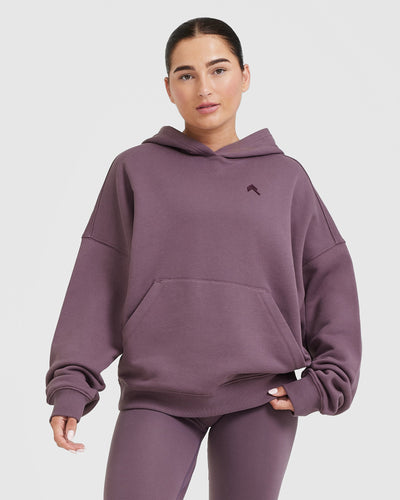 All Day Oversized Hoodie | Vintage Purple