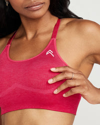 Classic Seamless Sports Bra | Berry Bloom Marl