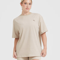 Fabric EU T-Shirt White Oversized Women\'s Active | Oner - Lightweight