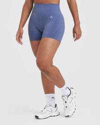 Classic Seamless 2.0 Booty Shorts | Slate Blue Marl