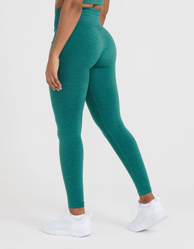 ONER ACTIVE • Classic Seamless Leggings in Pistachio Marl • XS