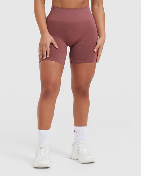 High Waisted Shorts Women - Seamless Berry | Oner Active EU