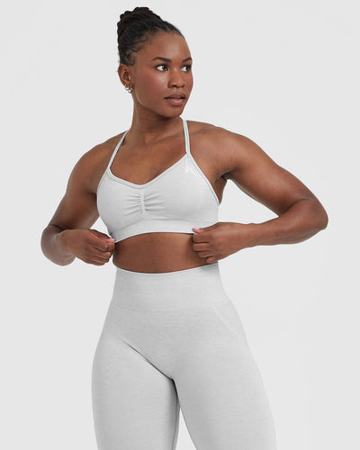 Effortless Strappy Bralette | Grey Marl