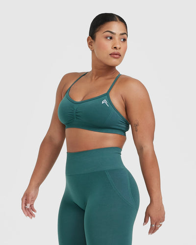 Strappy Bralette for Women - Colour Marine Teal