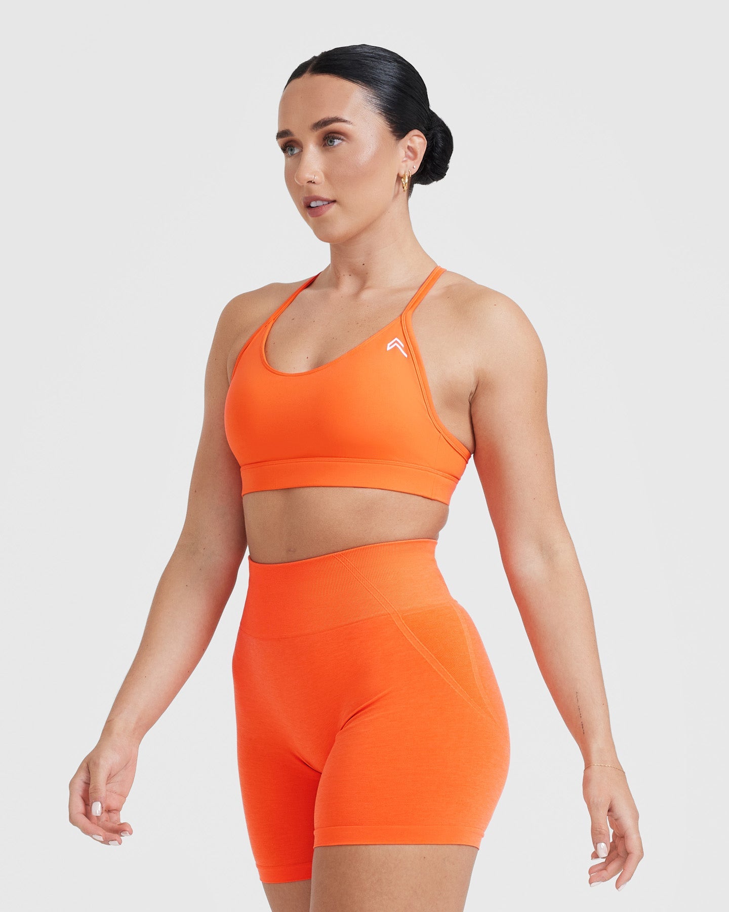 Tangerine Orange Unitard, Women Activewear