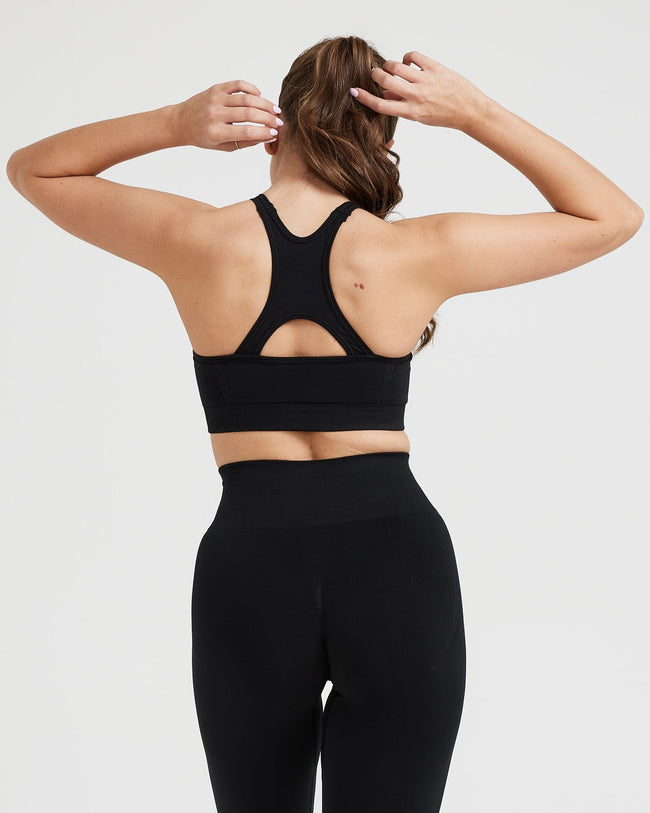 Eashery She Fit Sports Bras One Smooth U Wireless Bra, Seamless No-  Shapewear Bra, Pullover Bralette with No-Roll Underband and No-Dig Straps  Black