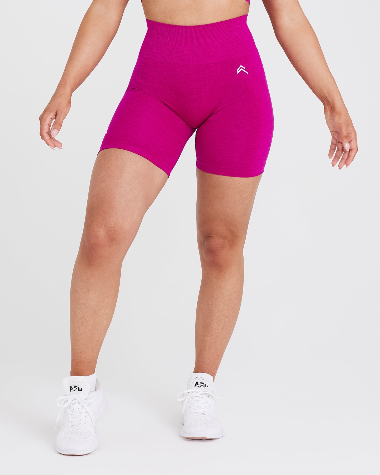 Hot Pink Wildfire Women's Gym Shorts (3 Inseam)