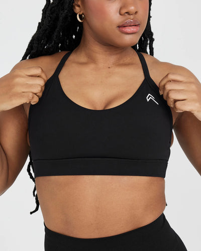 Cilory.com - Add glamour to your work out schedule 😍 Stylish sports bras  have arrived now!!! BUY HERE - .com/sportswear/83833-enamor-black-medium-impact-keyhole-back-sports-bra.html