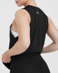 Go To Muscle Vest | Black