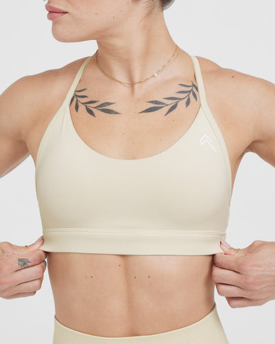 Empower Sports Bra, Vanilla