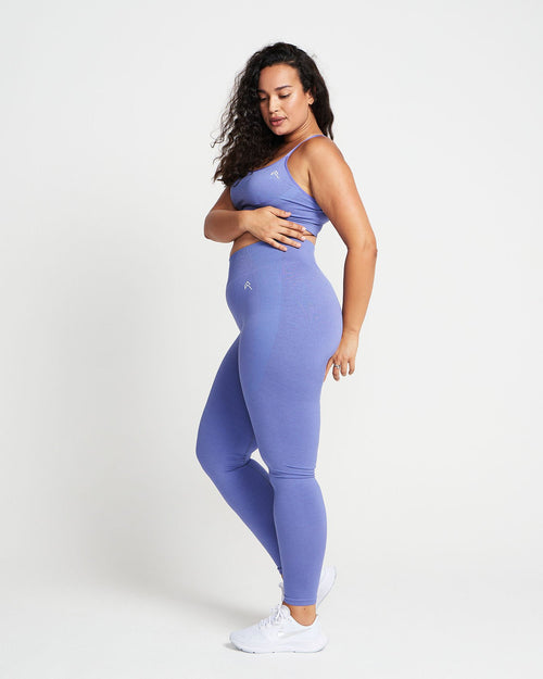 Classic Seamless Leggings | Purple Marl