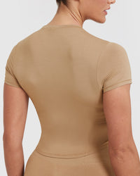 Mellow Soft Mid Short Sleeve T-Shirt | Dune Brown