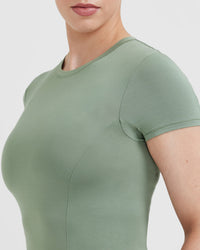 Mellow Soft Mid Short Sleeve T-Shirt | Sage