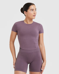 Mellow Soft Mid Short Sleeve T-Shirt | Vintage Purple