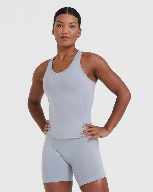 Oner Modal Mellow Soft Vest | Metal Grey